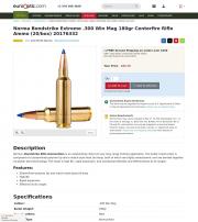 Sig Sauer Venari SP 300 Winchester Magnum 180 Grain Soft-Point Hunting Ammo
