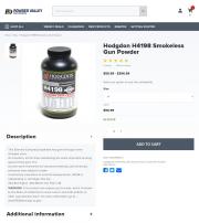 Hodgdon H4198 Smokeless Gun Powder 1