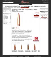 Hornady Bullets 30 Caliber 308 174 Grain ELD VT