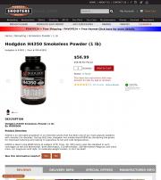 Hodgdon H4350 Smokeless Powder 1 lb