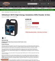 VihtaVuori N570 High Energy Smokeless Rifle