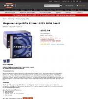 Magnum Large Rifle Primer 215 1000 Count