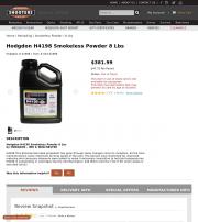 Hodgdon H4198 Smokeless Powder 8 Lbs