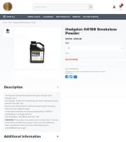 Hodgdon H4198 Smokeless Gun Powder 8